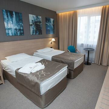 БИЗНЕС С ДВУМЯ РАЗДЕЛЬНЫМИ КРОВАТЯМИ в Гостинице Амакс Конгресс-отель